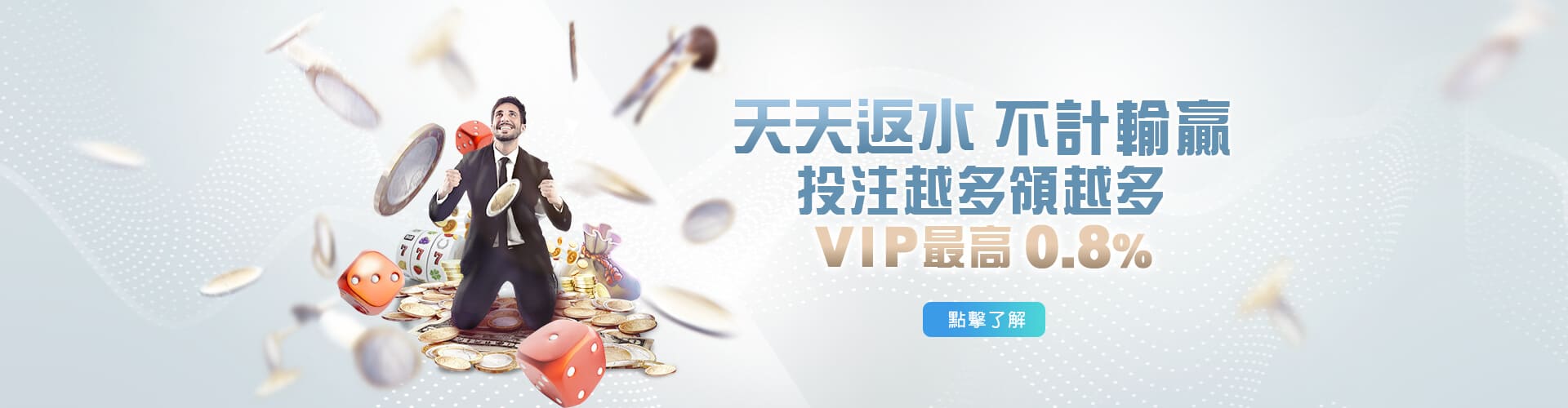 開心鬥一番天天返水優惠